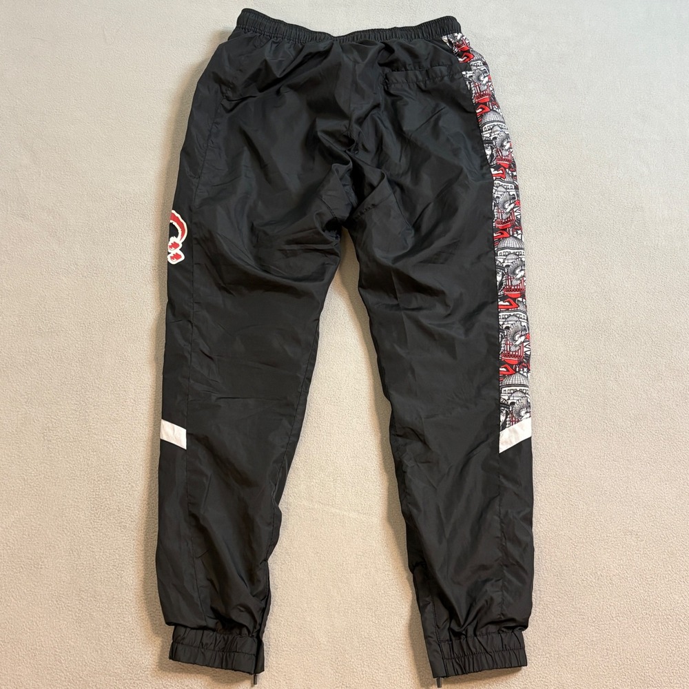 Pali Roots Hurriya Pants Black Graphic Print Nylon Blend Track Pants Medium - Picture 3 of 11